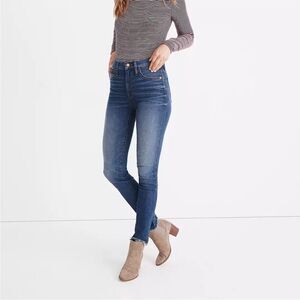 MADEWELL | 10” High Rise Skinny Skinny Jeans Raw Edge Hem Women’s Size 26 (2)